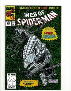 Web Of Spider-Man # 100 NM Marvel Comic Book Spider-Armor Venom Carnage J513