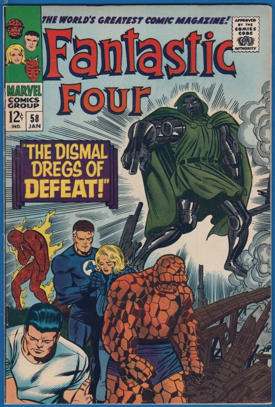 Fantastic Four #58 (1967) 7.5