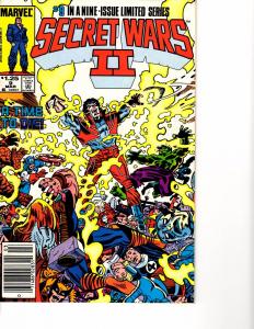 Lot Of 4 Secret War II Marvel Comic Books #1 2 3 9  AK5