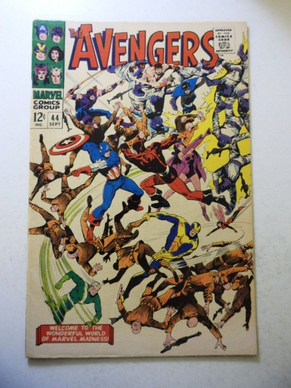 The Avengers #44 (1967) VG+ Condition