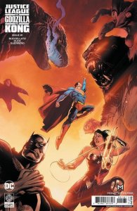 Justice League Vs Godzilla Vs Kong #1 Cvr E Albuquerque Foil Var DC Comics