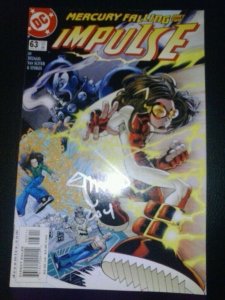 Impulse #63 Ethan Van Sciver convention signed DC Comics cool super rare