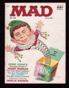 MAD Magazine #33 June 1957 (6/6.5) Norman Mingo Cover
