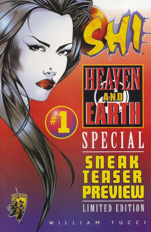 Shi: Heaven And Earth Ashcan #1A VF/NM ; Crusade | Sneak Teaser Preview Limited 