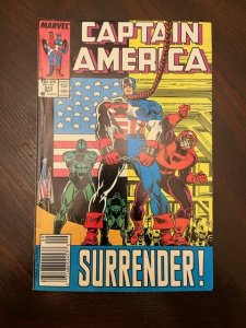 Captain America #345 Newsstand Edition (1988) - NM