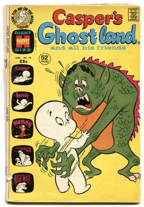 Casper's Ghostland #70 1973- Harvey Giant G