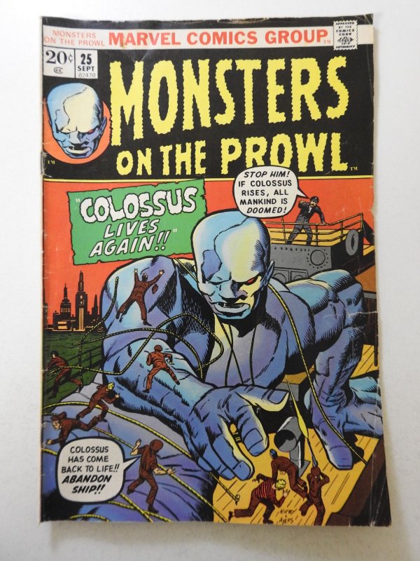 Monsters on the Prowl #25 (1973) Solid VG- Condition!