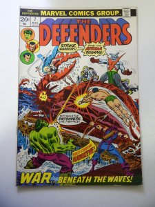 The Defenders #7 (1973) VG Condition moisture ring bc