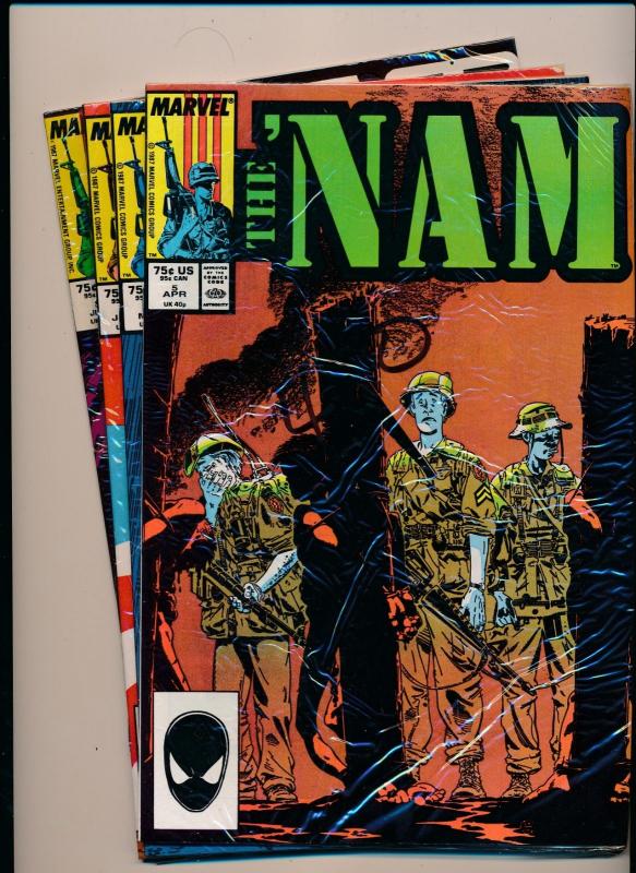 MARVEL Comics SET of 4!! The NAM #5-#8 VERY FINE/NEAR MINT (HX807)