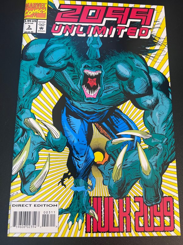 2099 Unlimited #1 - 10 (1993 - 1995) Complete anthology run Cyberpunk Marvel Uni