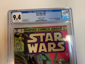 Star Wars (1982) # 66 (CGC 9.4)  CPV Canadian Price Variants