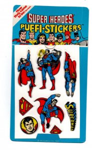 Super Heroes Puffi-Stickers - Superman - #1401 - 1981 - Vintage 
