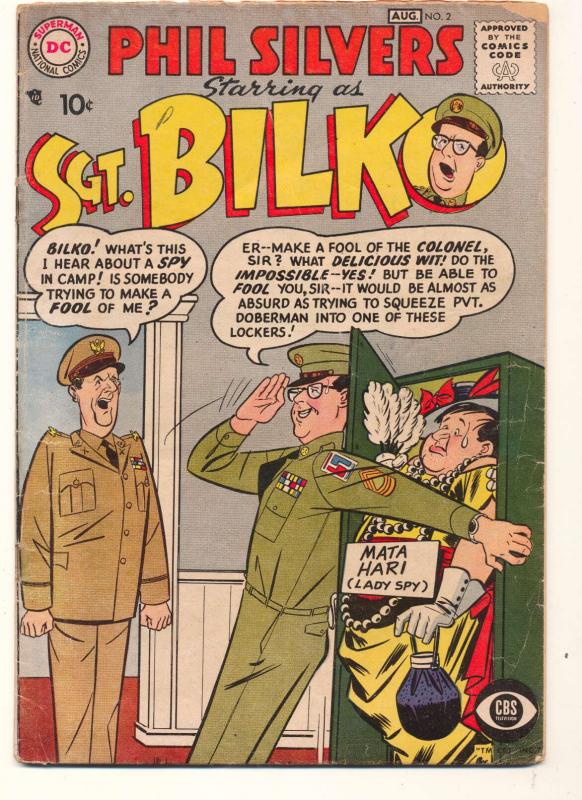 Sergeant Bilko (1957 series) #2, VG- (Actual scan)