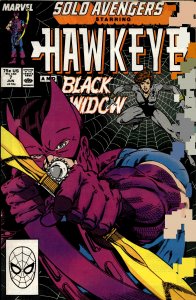 Solo Avengers #7 Direct Edition (1988) Hawkeye