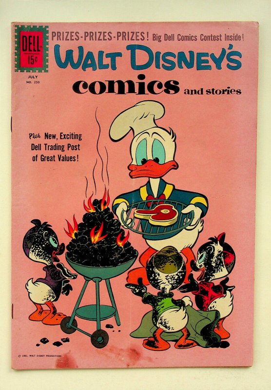 Walt Disney's Comics and Stories Vol. 21 #10 (250) (Jul 1961, Dell) - Good-