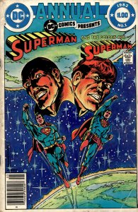 DC Comics Presents Annual #1 Newsstand Edition (1982) Superman [Key Issue]