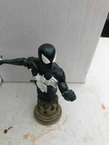 Spider-man Black Symbiote Classic Marvel Bust Statue Venom 2007 Bowen Designs 