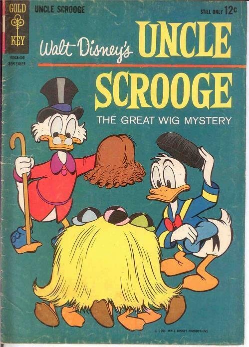 UNCLE SCROOGE 52 VG    Sept. 1964 COMICS BOOK