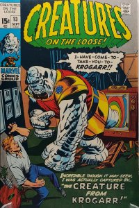 Creatures on the Loose #13, Marvel Comics 1971 FN/VF