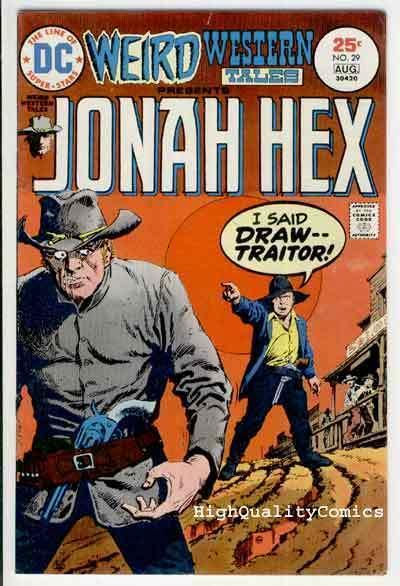 WEIRD WESTERN Tales #29, Jonah Hex, Origin,1972, FN+