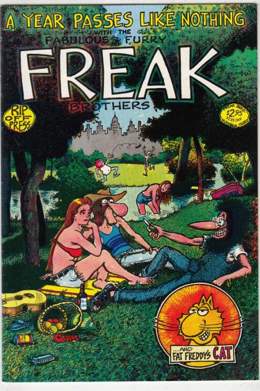 Fabulous Furry Freak Brothers #3 (Jan-80) VF/NM High-Grade The Freak Brothers...