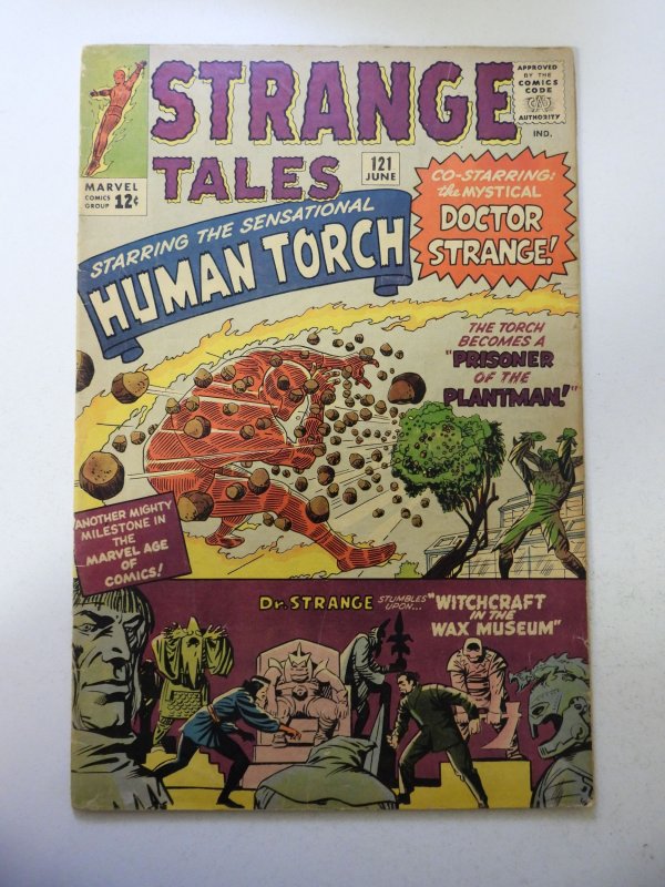 Strange Tales #121 (1964) VG Condition moisture stain inner bc