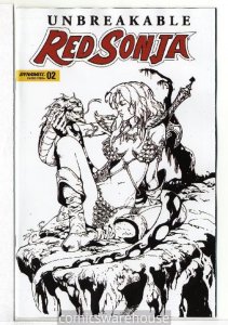 UNBREAKABLE RED SONJA (2022 DYNAMITE) #2 VARIANT 1:7 CVR P FOC INCV CAST G51865