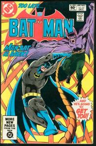 BATMAN #342-1981-DC-MAN-BAT VF