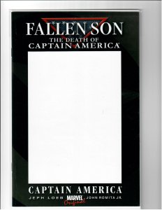 Fallen Son: The Death of Captain America #3 Blank Cover (2007)