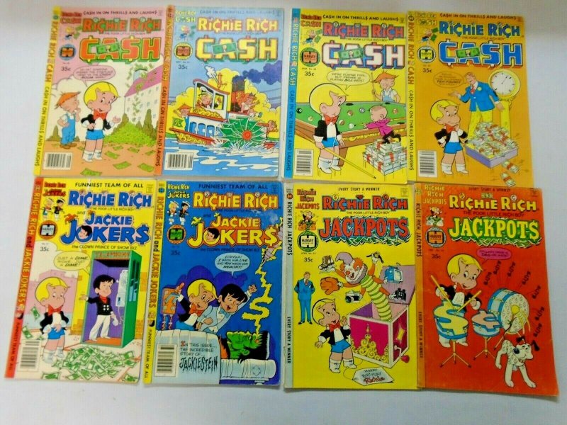 Richie Rich Harvey Comic Lot 35¢ Covers 50 Different Average 5.0