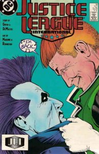 Justice League International #19 VF ; DC | Lobo vs Guy Gardner