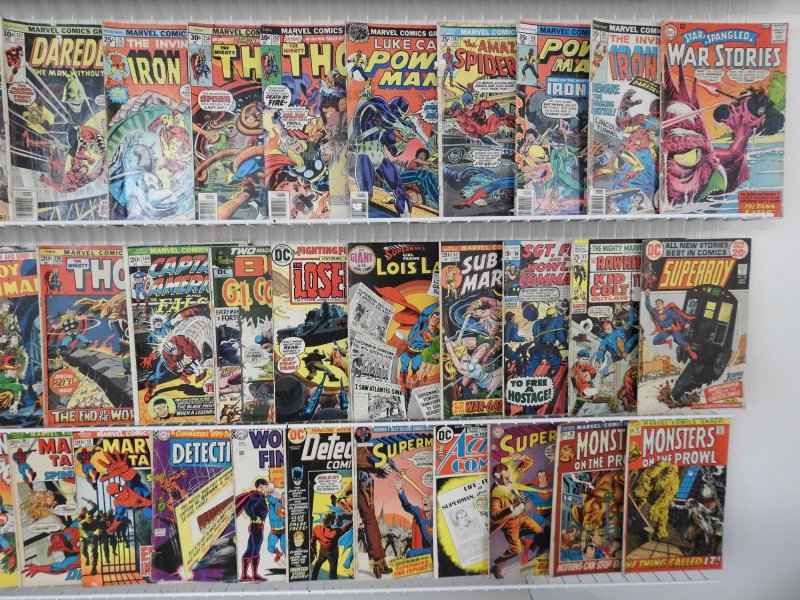 Huge Lot 140+ Low Grade Comics W/ Batman, Superman, Thor, +More! see desc