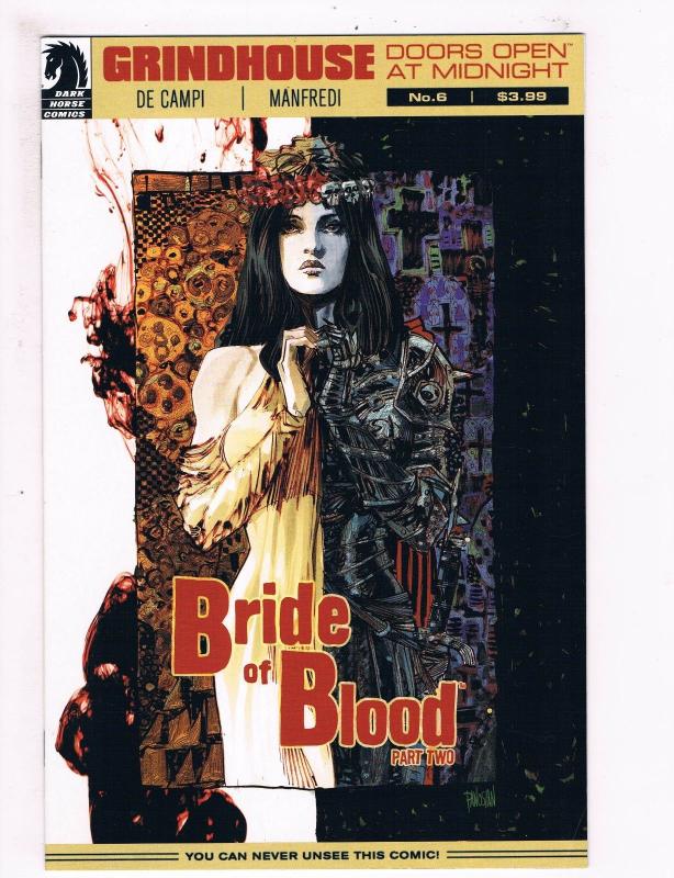 Grindhouse # 6 VF 1st Print Dark Horse Comic Book Doors Open At Midnight S64