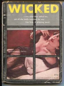 Uni-Books1950-Wcked-Eleanor Gates-pulp digest format-G/VG