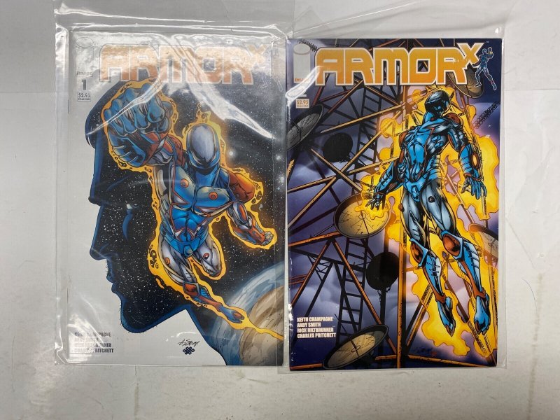 4 Armor X IMAGE comic book #1 2 3 4 45 KM42