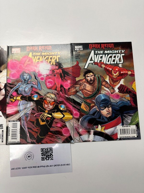 3 The Mighty Avengers Marvel Comic Book # 20 21 22 Hulk Thor X-Men  23 CT5
