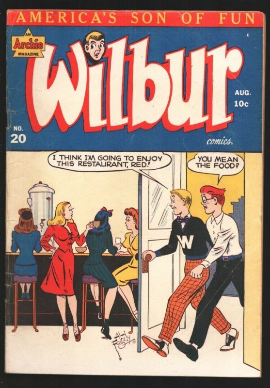 Wilbur #20 1948-Archie-Man in drag-cross dressing story-Katy Keene-appears-Sp...