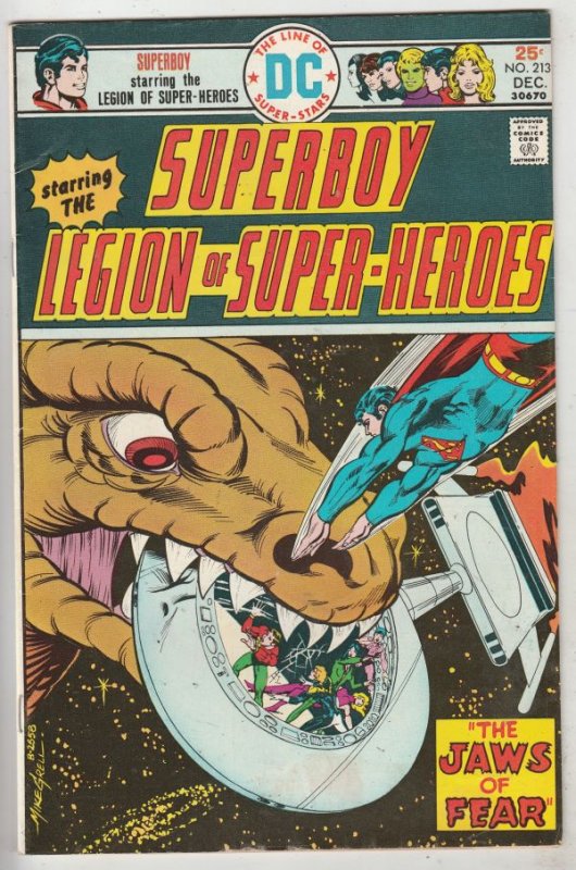 Superboy #213 (Dec-75) VF+ High-Grade Superboy, Legion of Super-Heroes