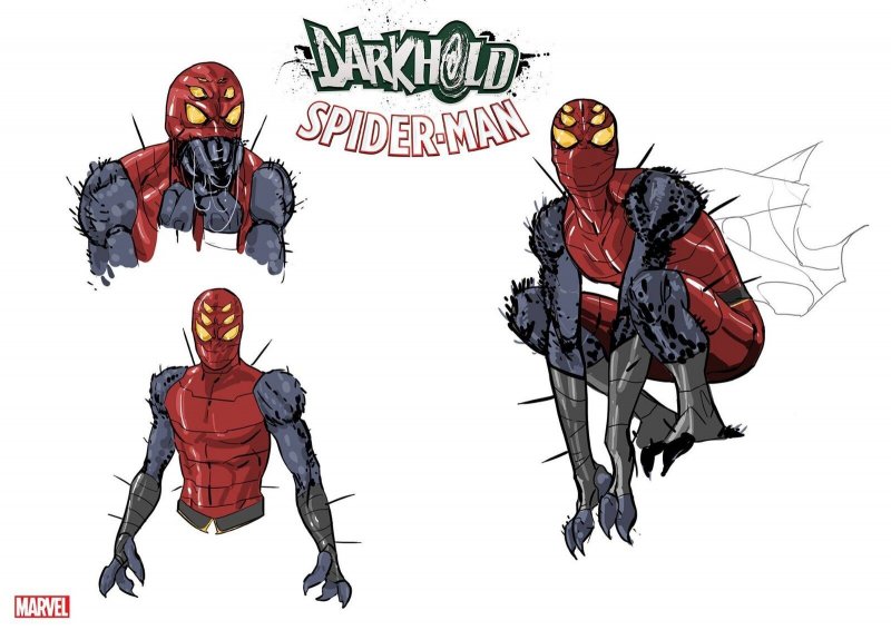 THE DARKHOLD: SPIDER-MAN 1 TORMEY DESIGN VARIANT [1:10] (NEAR MINT) 