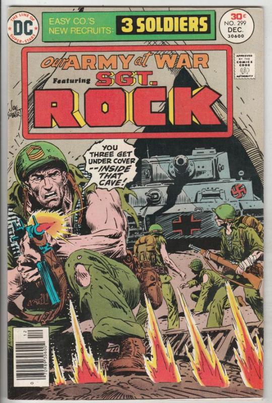 Our Army at War #299 (Dec-76) VG/FN+ Mid-Grade Easy Company, Sgt. Rock