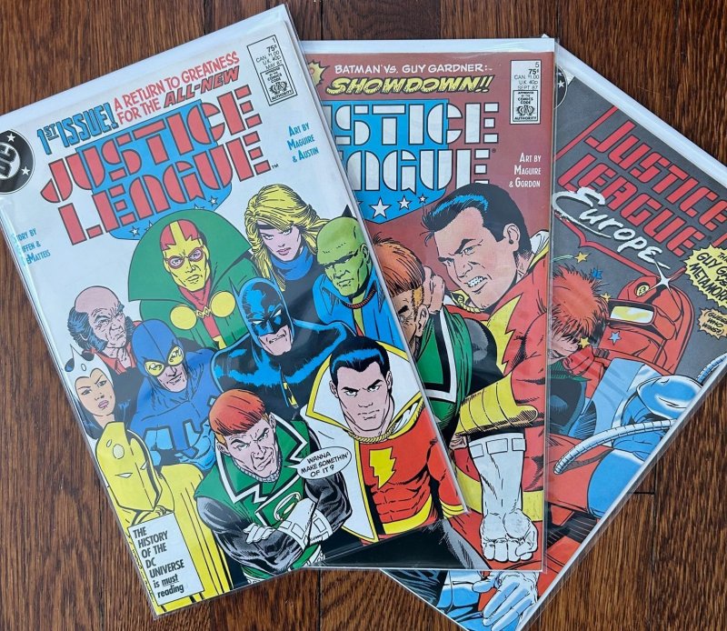 Justice League lot of 3 issues (1987) #1 included