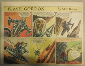 Flash Gordon Sunday Page by Mac Raboy from 5/30/1954 Half Page Size 