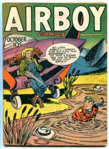 AIRBOY VOL 4  #9 1947-Simon & Kirby- Golden Age Comic VG