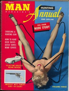 Modern Man Annual #3 1957-Indy 500-Le Mans-cheesecake pin-up pix--FN