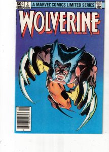 Wolverine #2 (1982) Mini! Second solo Wolvie! VF/NM Utah  CERTIFICATE Wow!