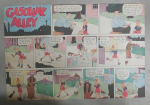 (40) Gasoline Alley Sunday Pages by Frank King from 1942 Size: 11 x 15 inches