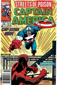 Captain America #375  Newsstand   NM