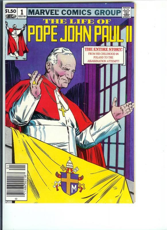 Pope John Paul II  #1 - Bronze Age - (VF+) 1982