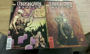 Unknown Soldier #1 2 3 4 DC Vertigo Garth Ennis Comic Book Set 1-4 Complete WAR