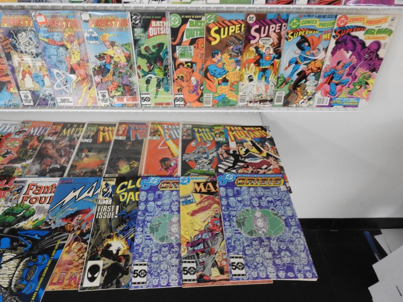 Huge Lot of 160+ Comics W/ Batman, Swamp-Thing, Crisis+ Avg VF- Condition!!